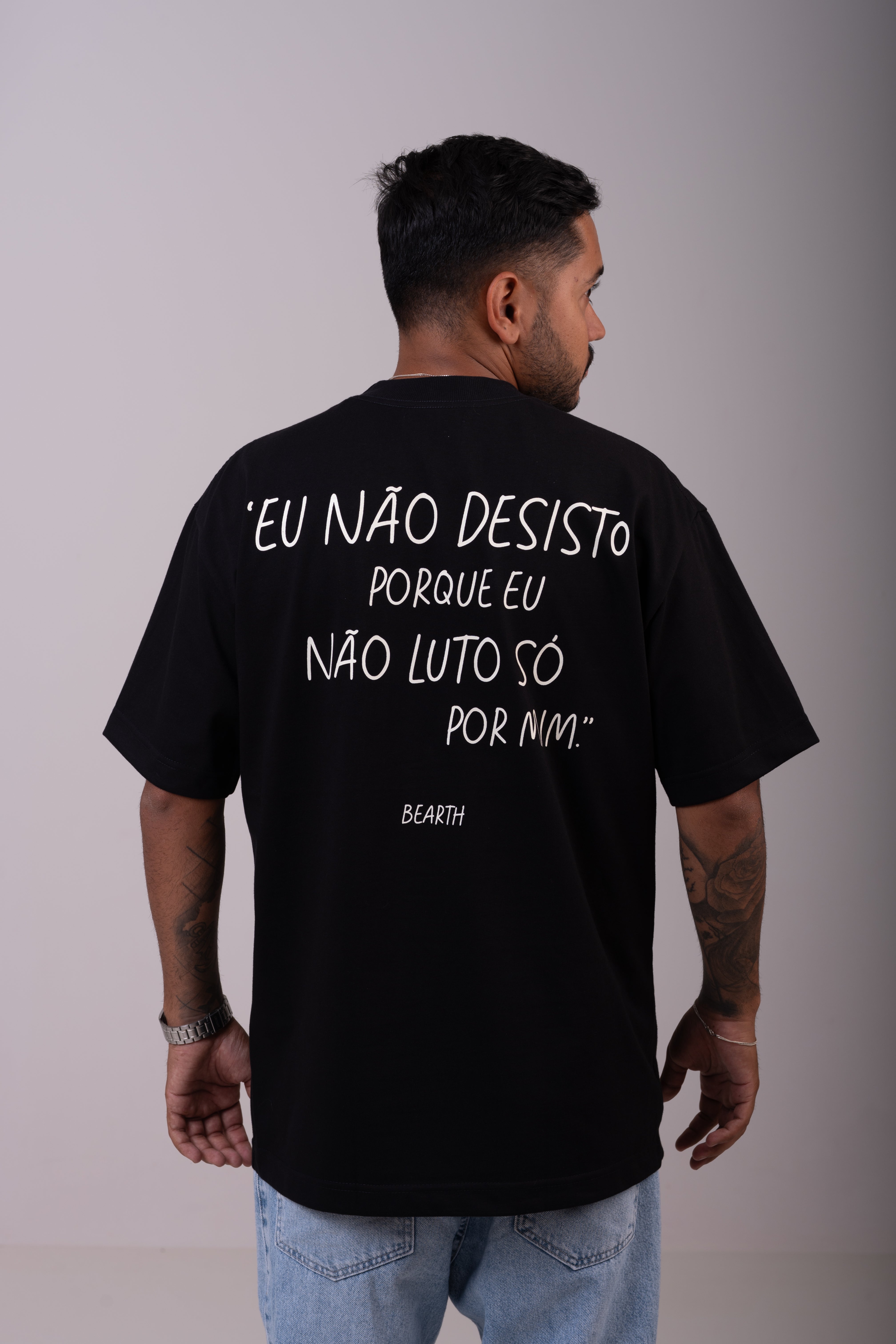 Camiseta Oversized Bearth I Fight